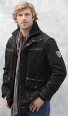 Длинная кожаная куртка «TOM TAILOR» Длинная кожаная куртка «TOM TAILOR»