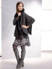 вязаная накидка alba moda вязаная накидка alba moda