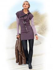 Длинный пуловер женский с коротким рукавом со склада в Москве Длинный пуловер женский с коротким рукавом со склада в Москве