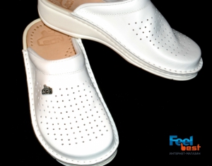 Женские кожаные сабо 