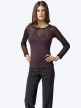 Женская кофта с сеточкой, Alba Moda