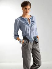 Женская блузка с рюшами, Alba Moda Женская блузка с рюшами, Alba Moda