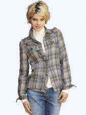Женская блузка в клетку, Alba Moda Женская блузка в клетку, Alba Moda