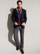 Брюки мужские без складок у пояса, Sandro Pozzi Брюки мужские без складок у пояса, Sandro Pozzi