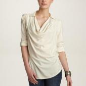 Блузка женская с воротником-хомут, 3Suisses  Блузка женская с воротником-хомут, 3Suisses