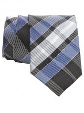 Галстук мужской шелковый в клетку, Sandro Pozzi Галстук мужской шелковый в клетку, Sandro Pozzi