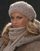 Берет женский вязаный, Madeleine Берет женский вязаный, Madeleine