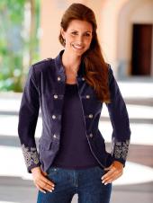 Блейзер женский бархатный с вышивкой, Changes by Together Блейзер женский бархатный с вышивкой, Changes by Together