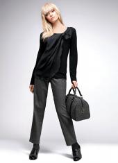 Брюки женские укороченного покроя из твида, Elegance со склада в москве Брюки женские укороченного покроя из твида, Elegance со склада в москве