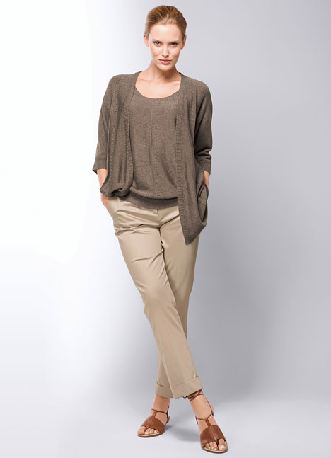 Джемпер женский в стиле "на размер больше", Elegance