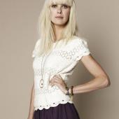 Пуловер женский из ажурного трикотажа, 3Suisses 