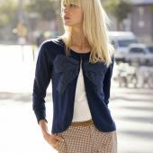 Пиджак женский из футера, 3Suisses