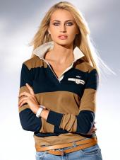 Кофта-поло женская с длинными рукавами, Lacoste Кофта-поло женская с длинными рукавами, Lacoste