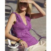 Футболка женская с оборками, 3Suisses