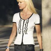 Кардиган женский с жабо, 3Suisses