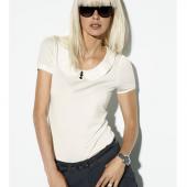 Футболка женская с отложным воротником, 3Suisses