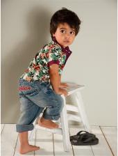 Джинсы детские с эффектом потертостей, Klitzeklein