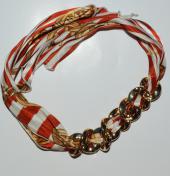 Декоративный шарф-украшение с цепью Декоративный шарф-украшение с цепью