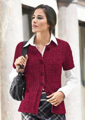 Жакет женский вязаный с коротким рукавом, со склада в Москве Жакет женский вязаный с коротким рукавом, со склада в Москве