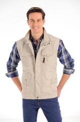 Жилет мужской с воротником-стойкой, NORSKIN