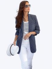 Блейзер женский в горошек, Alba Moda Блейзер женский в горошек, Alba Moda