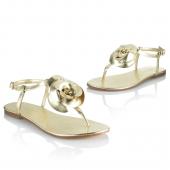 Сандалии женские с цветком, 3Suisses