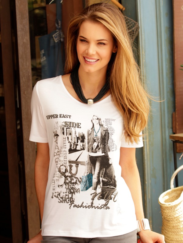 Кофта женская с крупным принтом, Laura Kent