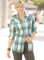 Блузка женская в клетку Блузка женская в клетку