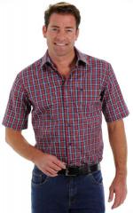 Рубашка мужская в клетку с коротким рукавом, Man's World Basic Рубашка мужская в клетку с коротким рукавом, Man's World Basic