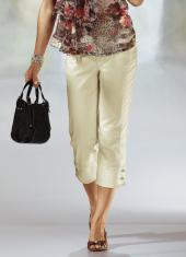 Брюки женские 7/8 с разрезами на пуговицах внизу, Bader со склада в Москве Брюки женские 7/8 с разрезами на пуговицах внизу, Bader со склада в Москве