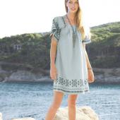 Платье женское с вышивкой, 3 Suisses со склада в Москве