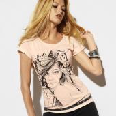 Футболка женская с принтом, 3 Suisses Футболка женская с принтом, 3 Suisses